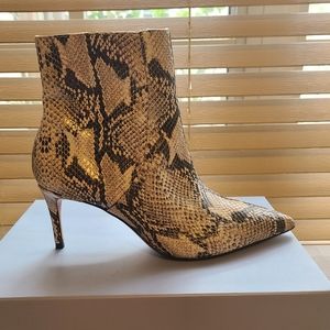 Schutz Snake Skin Bootie